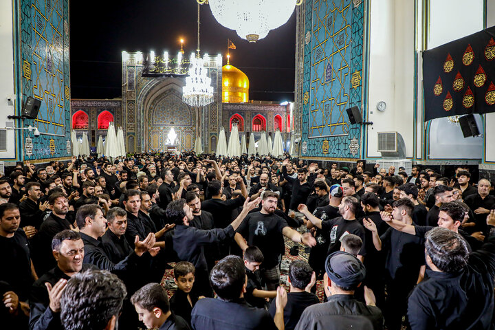 تقرير مصور/ مراسم العزاء التقليدية للقومیات المختلفة من مختلف المحافظات في حسينية الحرم