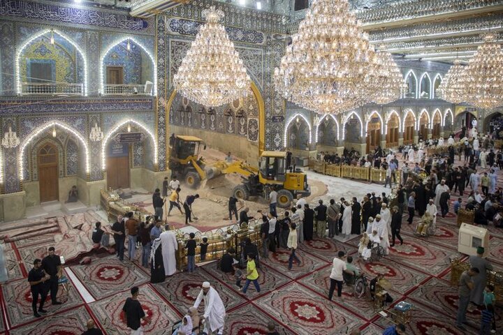 حملة لتهيئة بوابات صحن مرقد أبي الفضل العباس (عليه السلام)