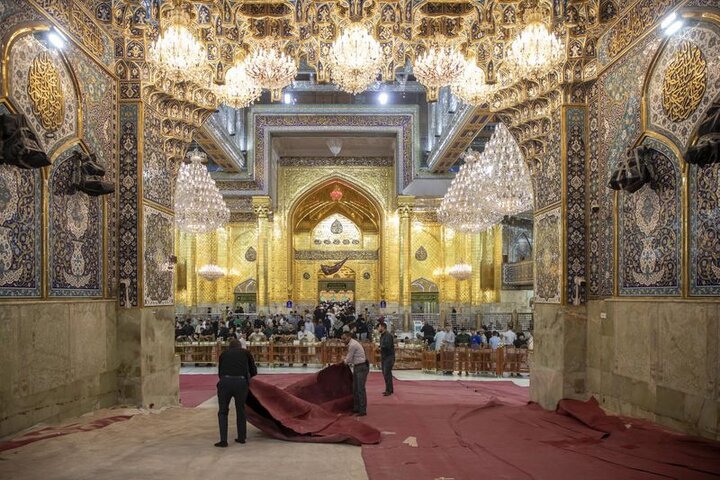 حملة لتهيئة بوابات صحن مرقد أبي الفضل العباس (عليه السلام)