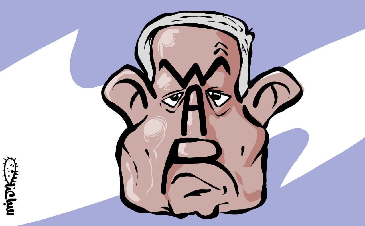 Cartoon: "Netanyahu" the Man of War!