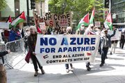 Microsoft employees occupy office in protest over ties to Israeli military surveillance