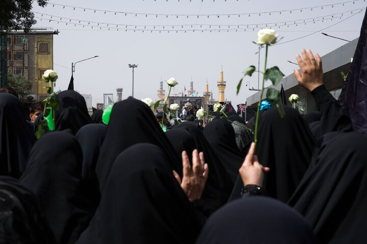 تقرير مصور/ مراسم عزاء سيدات حي نوغان بمناسبة ذكرى استشهاد ثامن الأئمة (ع)