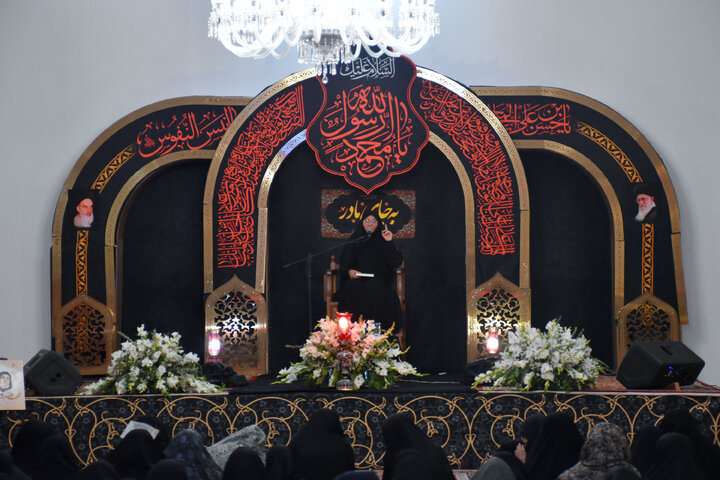 تقرير مصور/ مراسم عزاء سيدات حي نوغان بمناسبة ذكرى استشهاد ثامن الأئمة (ع)