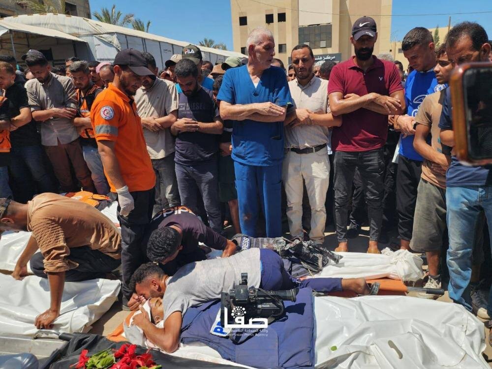 Hospitals in Gaza receive 75 martyrs, death toll climbs to 62,819