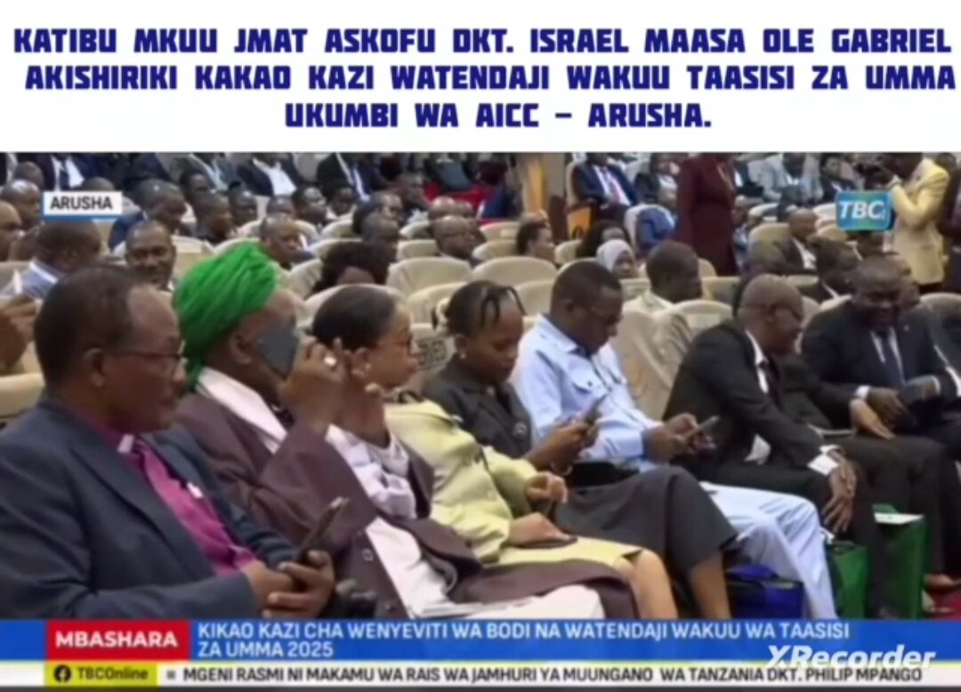 Askofu Dkt.Gabriel O.Maasa Aiwakilisha Vyema JMAT-TAIFA -Katika Ushirikiano wa Kijamii na Taasisi za Umma- Katika Kikao Kazi cha Kitaifa Jijini Arusha