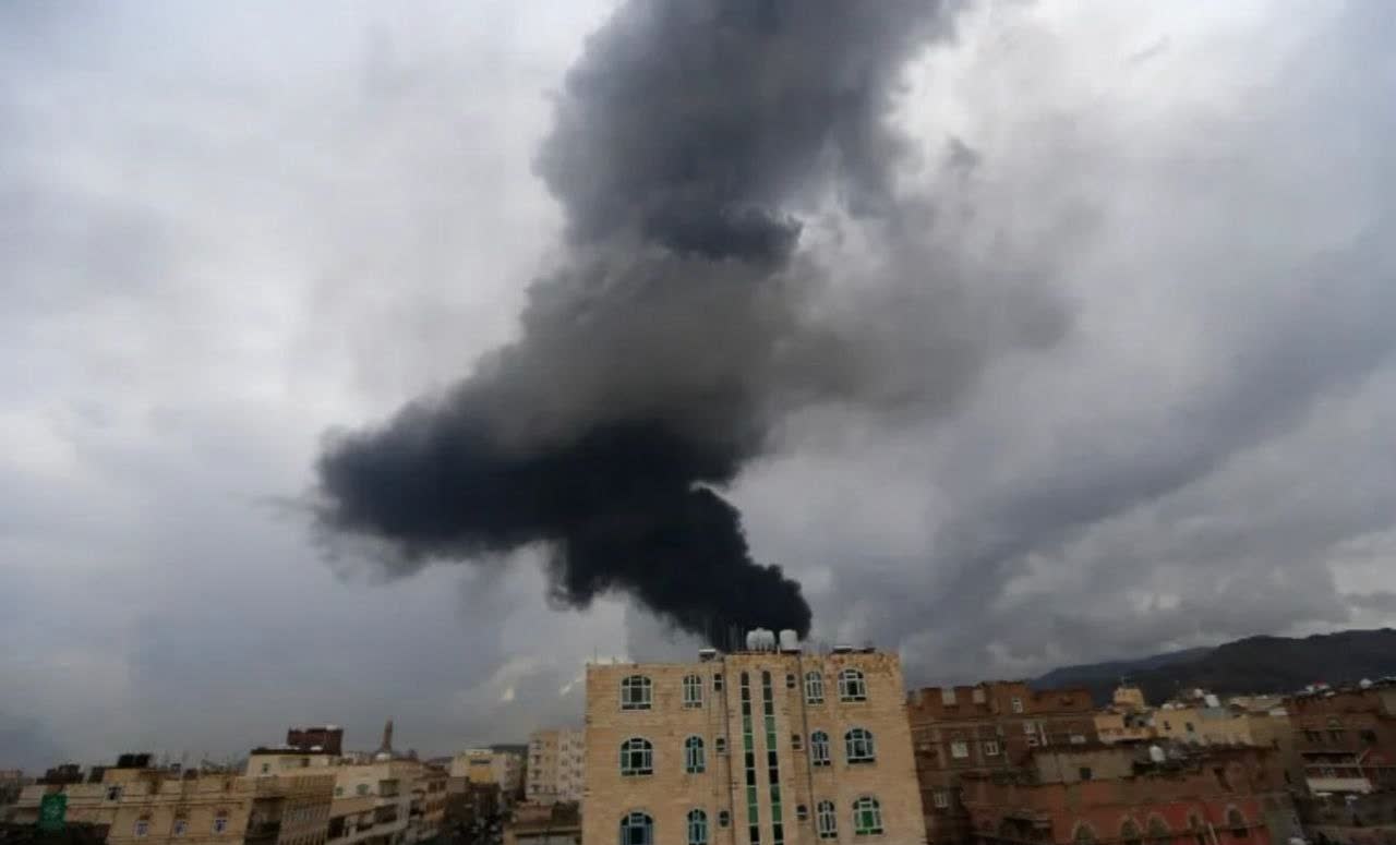 فوری/ حملات گسترده رژیم صهیونیستی به صنعاء + تصاویر