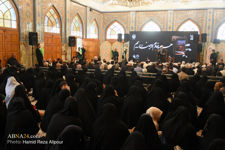 تقرير مصور/ أیة الله رمضاني يلقي كلمة بمناسبة شهادة الإمام الرضا (ع) في محافظة جيلان الإيرانية