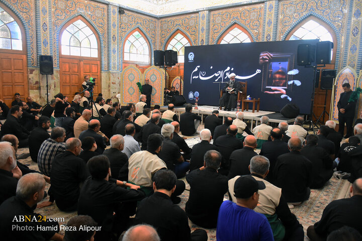 تقرير مصور/ أیة الله رمضاني يلقي كلمة بمناسبة شهادة الإمام الرضا (ع) في محافظة جيلان الإيرانية