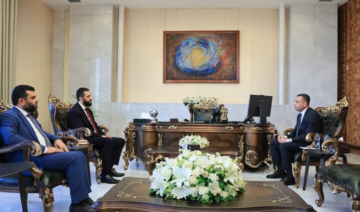 رئیس دستگاه اطلاعاتی عراق با ابومحمد جولانی در دمشق دیدار کرد