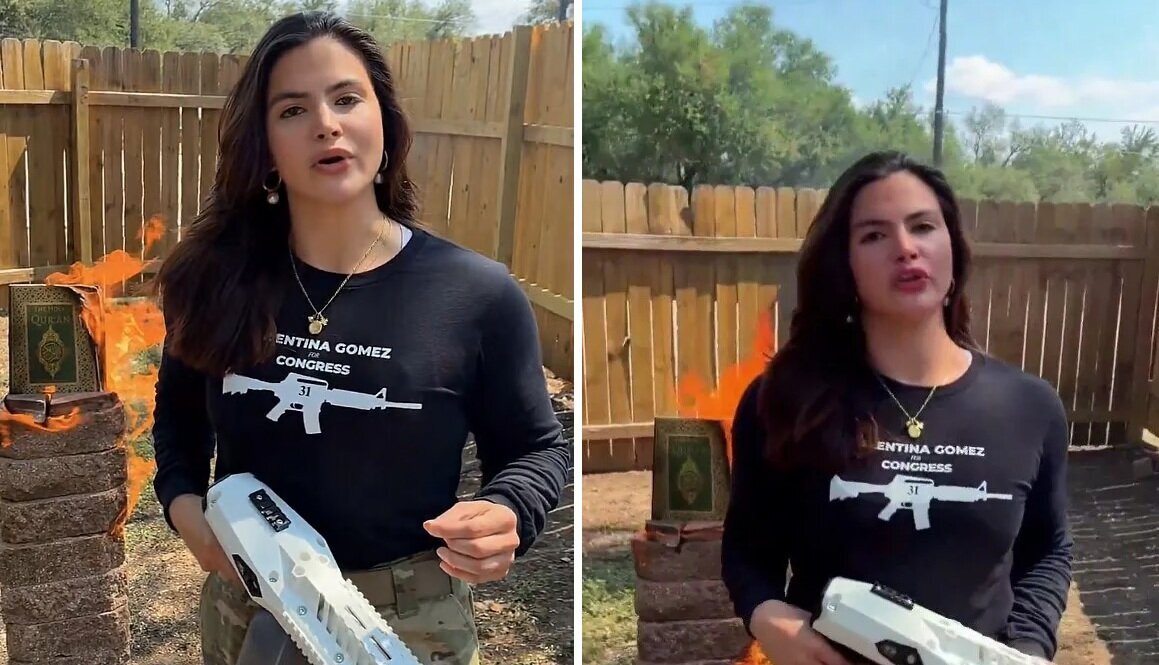 مرشحة جمهورية أميركية تشن حملة لإنهاء الإسلام وتبدأها بحرق المصحف الشريف