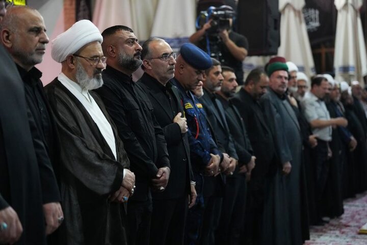 مراسيم رفع راية شهادة الإمام الحسن العسكري (عليه السلام) بسامراء