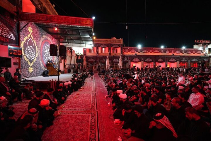 مراسيم رفع راية شهادة الإمام الحسن العسكري (عليه السلام) بسامراء