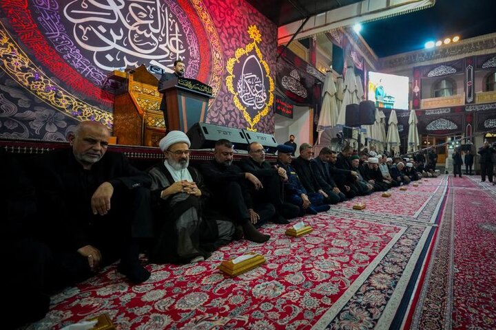 مراسيم رفع راية شهادة الإمام الحسن العسكري (عليه السلام) بسامراء