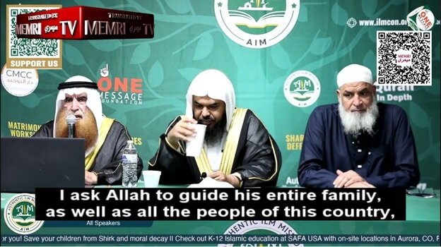 مفتی اردنی در کنفرانس لوئیزویل خواستار مسلمان شدن مردم آمریکا شد