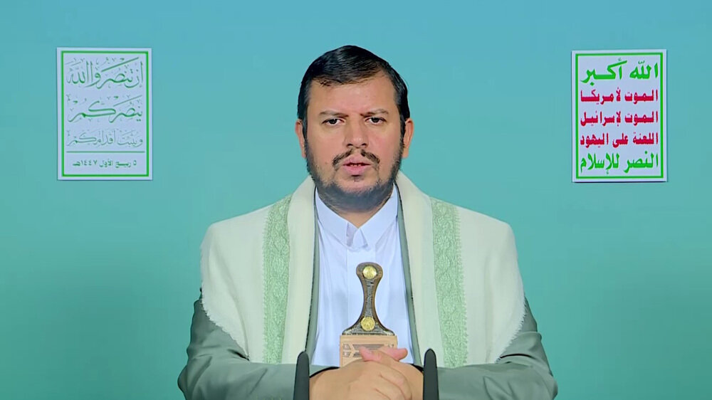 Ansarullah leader: Criminal Zionist regime hell-bent on destruction of Palestinian nation