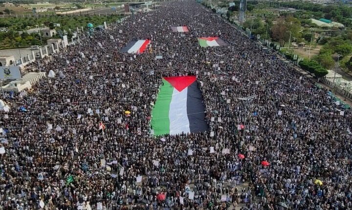 Millions of Yemenis rally in support of Gaza, condemn desecration of Quran