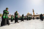 Fotoreportaj: İmam Həsən əl-Əskərinin (əleyhis-salam) şəhadətini anmaq üçün Samarraya gələn əzadarlıq heyətləri