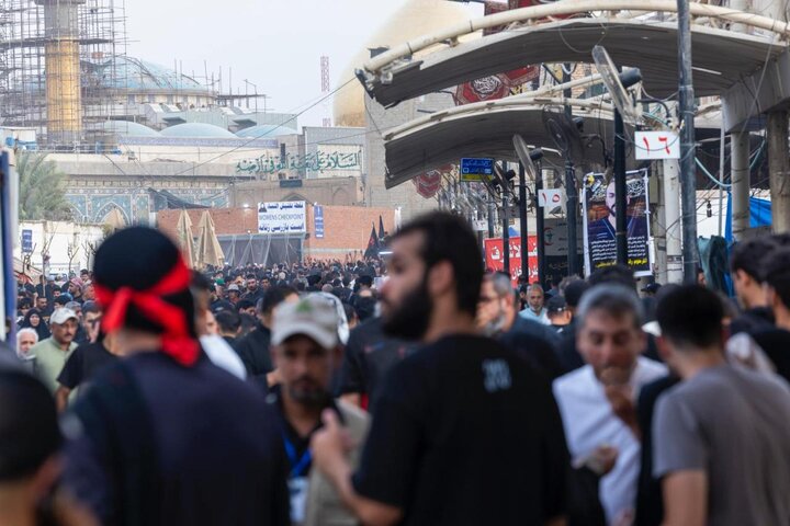 تقرير مصور/ أجواء مدينة سامراء في يوم إحياء ذكرى شهادة الإمام الحسن العسكري (ع)