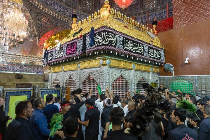 تقرير مصور/ أجواء مدينة سامراء في يوم إحياء ذكرى شهادة الإمام الحسن العسكري (ع)