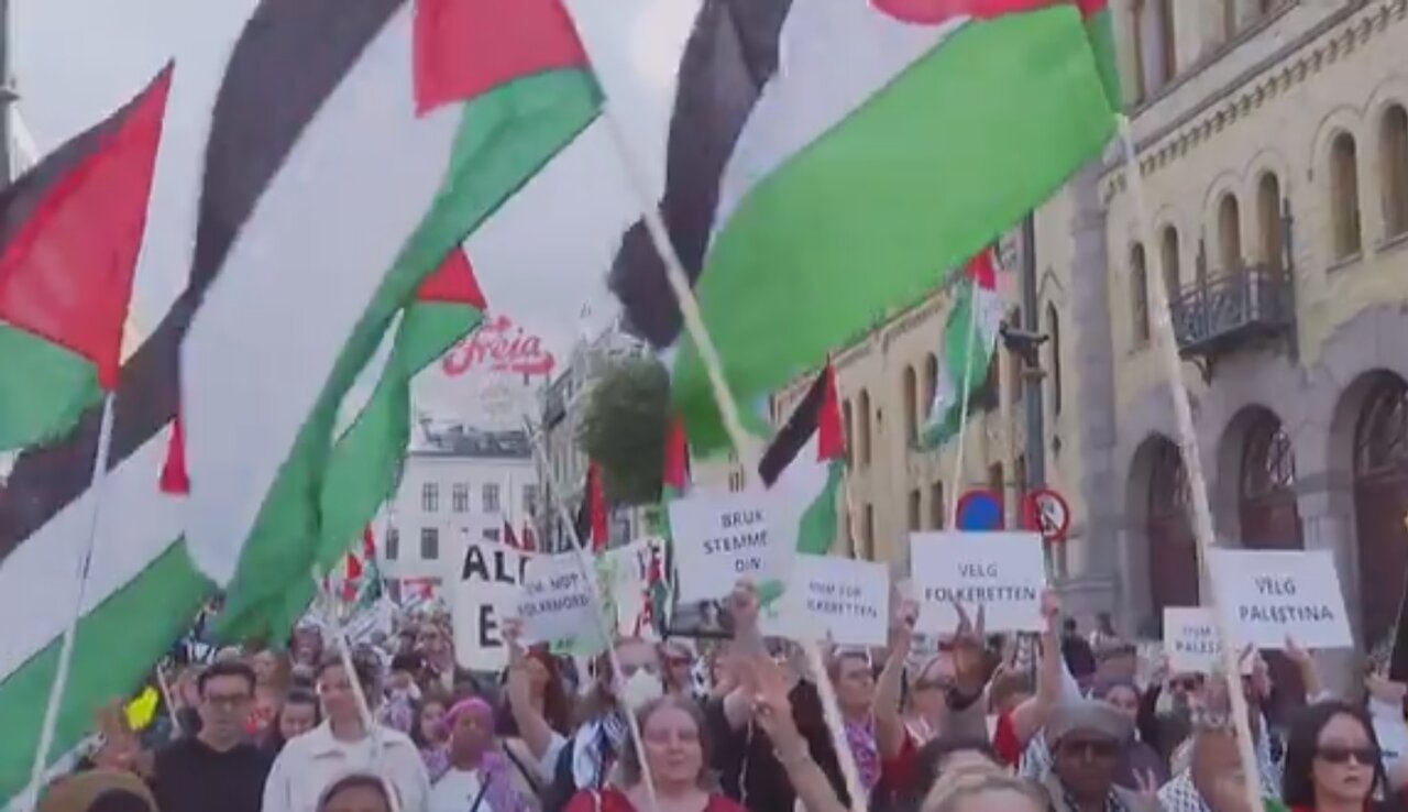 تظاهرات در اسلو؛ نروژی‌ها خواستار توقف فوری جنگ در غزه شدند