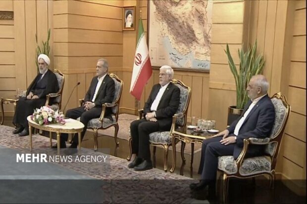 پزشکیان: کۆبوونەوەی شانگهای هەلێکی گرینگ بۆ بەرەنگار بوونەوەی تاک لایەنەیی ئەمریکایە پزشکیان: کۆبوونەوەی شانگهای هەلێکی گرینگ بۆ بەرەنگار بوونەوەی تاک لایەنەیی ئەمریکایە