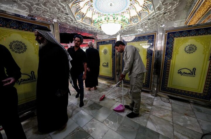 خدم العتبة العلوية