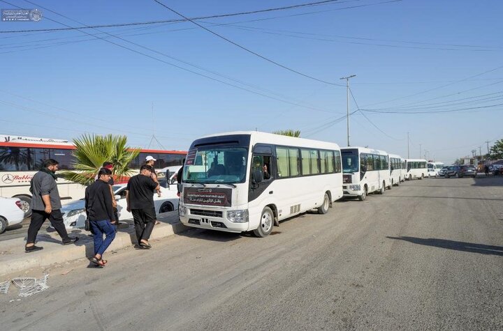 Rapora Wêneyî /Beşdariya  Êtba Elawî  di veguhastina mêvanên Semira de ji bo bîranîna şehîdbûna Îmam Hesen Eskerî (silav li wî be)