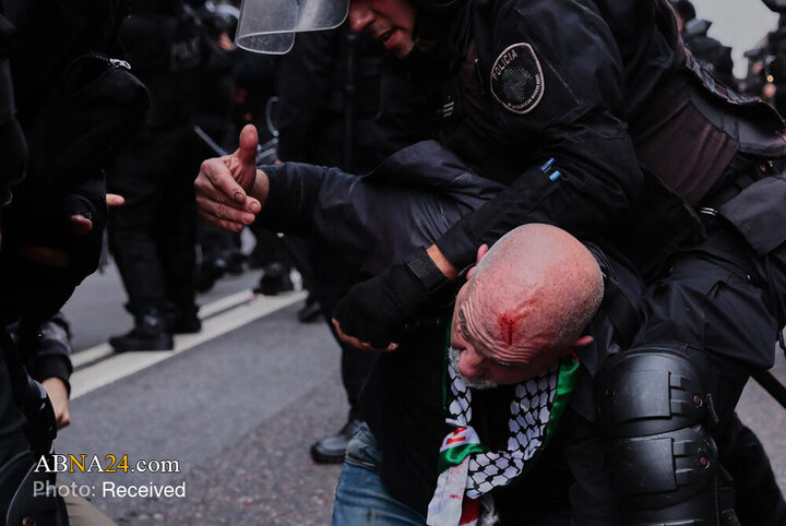 Informe fotográfico | Gran manifestación de simpatizantes de Palestina en la capital de Argentina