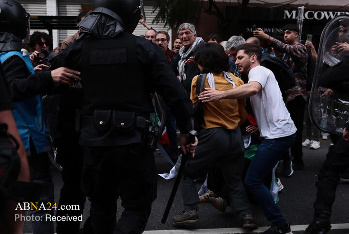 Informe fotográfico | Gran manifestación de simpatizantes de Palestina en la capital de Argentina