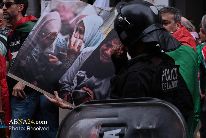 Informe fotográfico | Gran manifestación de simpatizantes de Palestina en la capital de Argentina