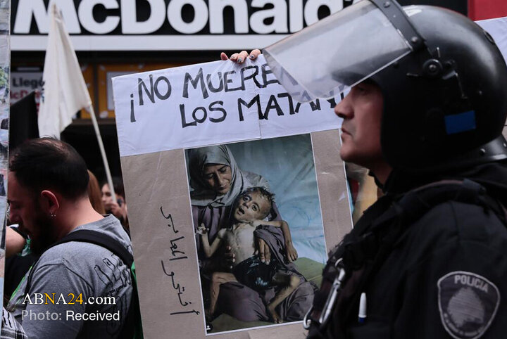 Informe fotográfico | Gran manifestación de simpatizantes de Palestina en la capital de Argentina