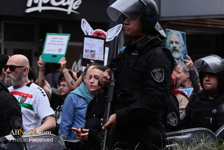 Informe fotográfico | Gran manifestación de simpatizantes de Palestina en la capital de Argentina