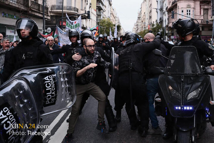Informe fotográfico | Gran manifestación de simpatizantes de Palestina en la capital de Argentina