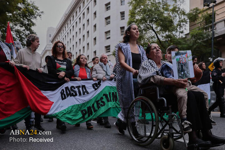 Informe fotográfico | Gran manifestación de simpatizantes de Palestina en la capital de Argentina