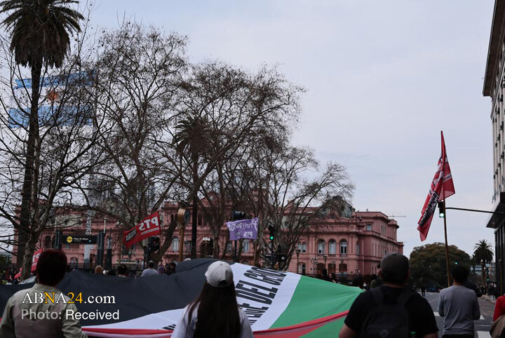 Informe fotográfico | Gran manifestación de simpatizantes de Palestina en la capital de Argentina