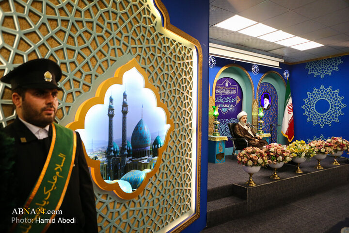 تجدید عهد طلاب حوزه علمیه قم با حضرت مهدی (عج)