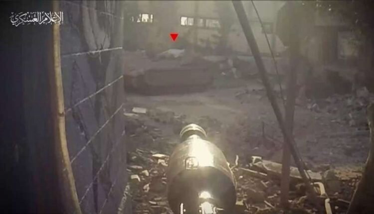 Al-Quds Brigades destroy of Israeli military vehicle in Gaza