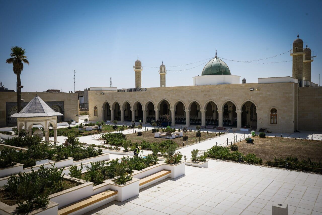 افتتاح مسجد بزرگ النوری و مناره معروف الحدباء در شهر موصل