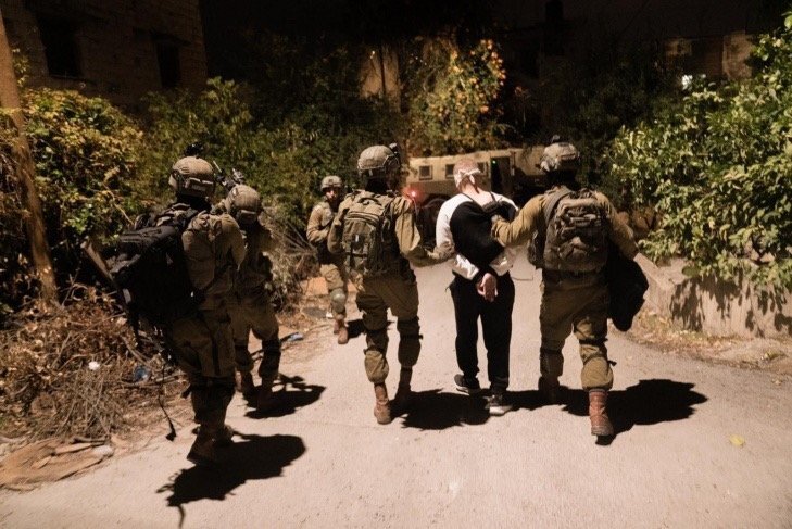 IOF abducts Tayseer Abu Sneina and dozens in West Bank raids