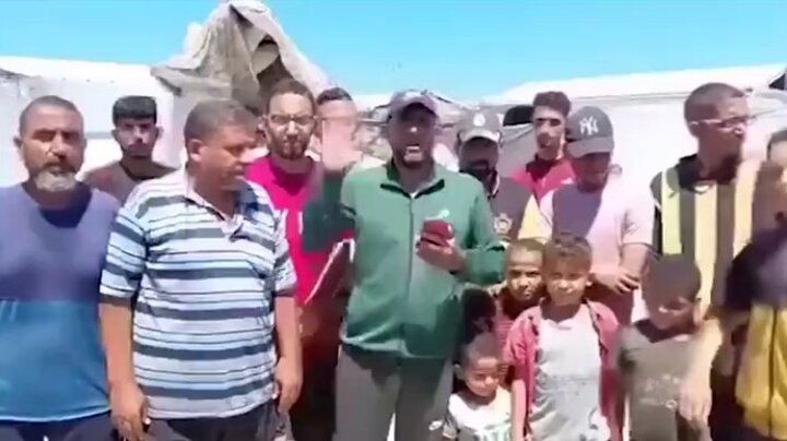 ویدئو | ابراز همدردی ملت غیرتمند غزه با زلزله‌زدگان افغانستان