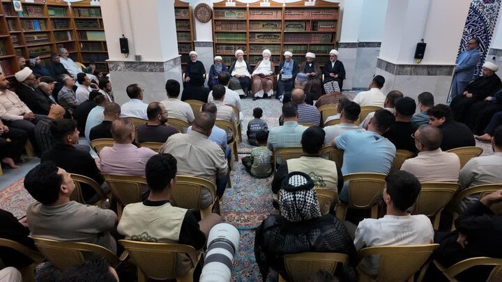 تقرير مصور/ كلمة آية الله اليعقوبي في مناسبة المولد النبوي الشريف بالنجف الأشرف