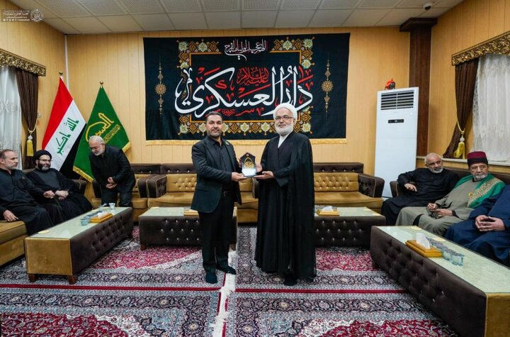 تقرير مصور/ العتبة العسكرية تحتفي بوفد العتبة العلويّة في إنجاح ذكرى شهادة الإمام العسكري (ع)