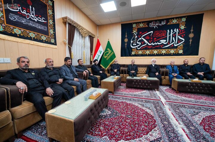 تقرير مصور/ العتبة العسكرية تحتفي بوفد العتبة العلويّة في إنجاح ذكرى شهادة الإمام العسكري (ع)