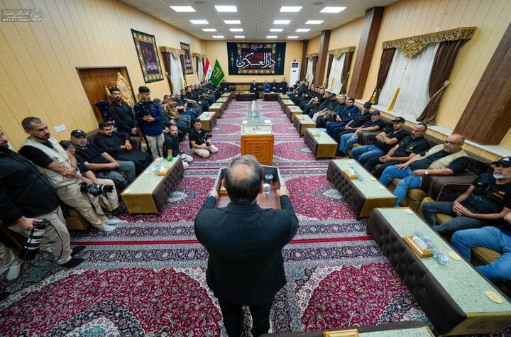 تقرير مصور/ العتبة العسكرية تحتفي بوفد العتبة العلويّة في إنجاح ذكرى شهادة الإمام العسكري (ع)