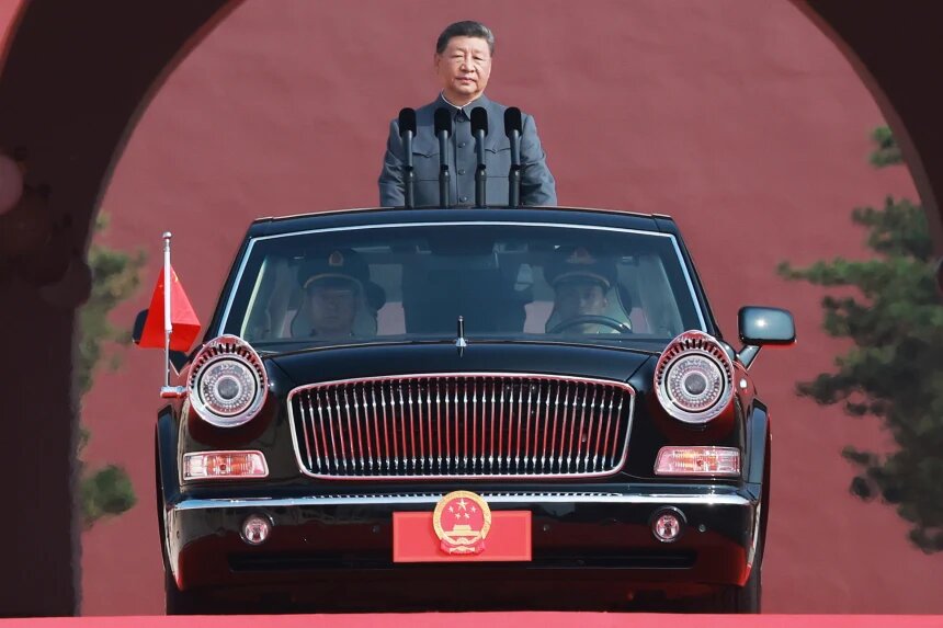 China Yaonesha Nguvu za Kijeshi Katika Gwaride Huku Rais wa China Xi Akisimama Pamoja na Rais Putin na Rais Kim +Picha