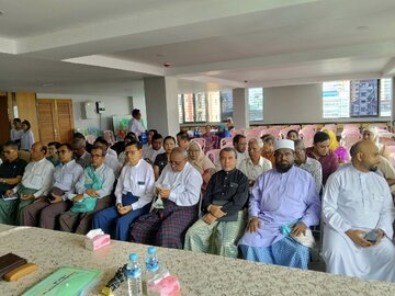 အနှစ် ၁၅၀၀ ပြည့်နှစ် မဟာတမန်တော် (ဆွ) နေ့အခမ်းအနား ကျင်းပရေး ဗဟို ကော်မတီ ညှိနှိုင်း အစည်းဝေး ပွဲ ဒုတိယ အကြိမ် ကျင်းပ ။ ။ Photo
