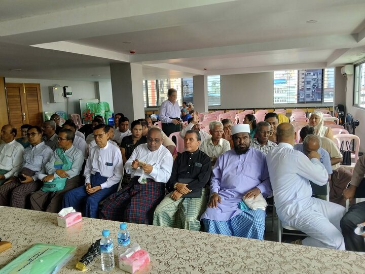 အနှစ် ၁၅၀၀ ပြည့်နှစ် မဟာတမန်တော် (ဆွ) နေ့အခမ်းအနား ကျင်းပရေး ဗဟို ကော်မတီ ညှိနှိုင်း အစည်းဝေး ပွဲ ဒုတိယ အကြိမ် ကျင်းပ ။ ။ Photo