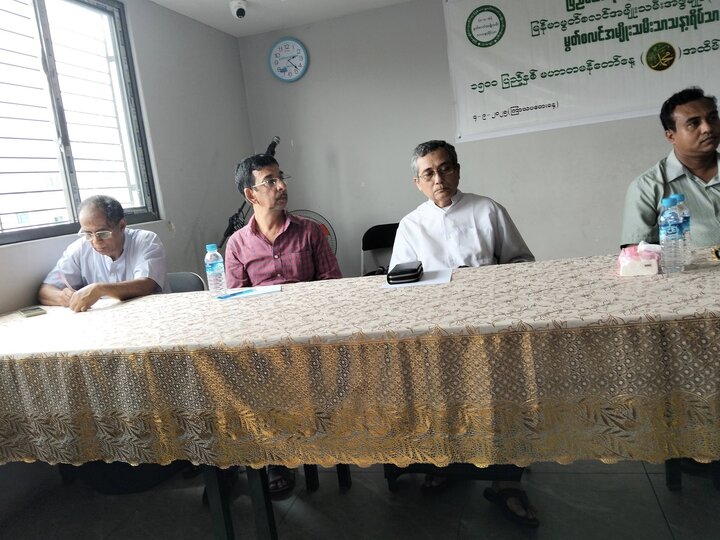 အနှစ် ၁၅၀၀ ပြည့်နှစ် မဟာတမန်တော် (ဆွ) နေ့အခမ်းအနား ကျင်းပရေး ဗဟို ကော်မတီ ညှိနှိုင်း အစည်းဝေး ပွဲ ဒုတိယ အကြိမ် ကျင်းပ ။ ။ Photo