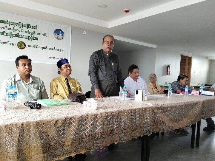 အနှစ် ၁၅၀၀ ပြည့်နှစ် မဟာတမန်တော် (ဆွ) နေ့အခမ်းအနား ကျင်းပရေး ဗဟို ကော်မတီ ညှိနှိုင်း အစည်းဝေး ပွဲ ဒုတိယ အကြိမ် ကျင်းပ ။ ။ Photo