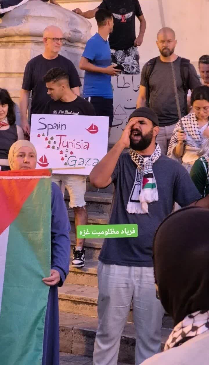 Raporek li ser hebûna hevalên îranî di Karwana Semûdê de; Artêşa Hizbullahê Cîhanî; ji Tûnisê heta Spanyayê rêwîtiya xwe ber bi Xezêê kir